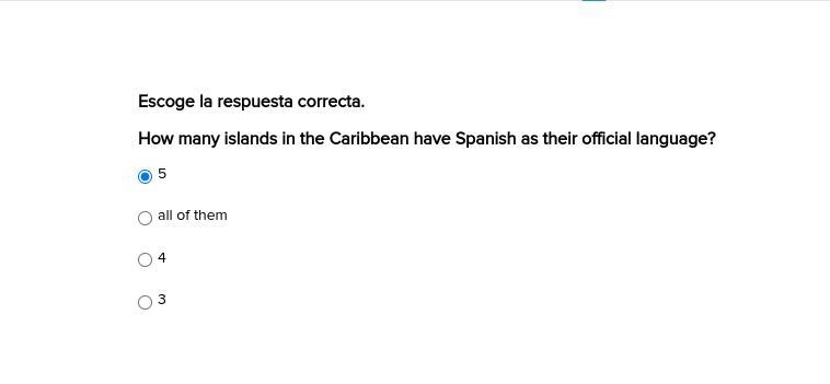 How many islands in the Caribbean have Spanish as their official language?-example-1