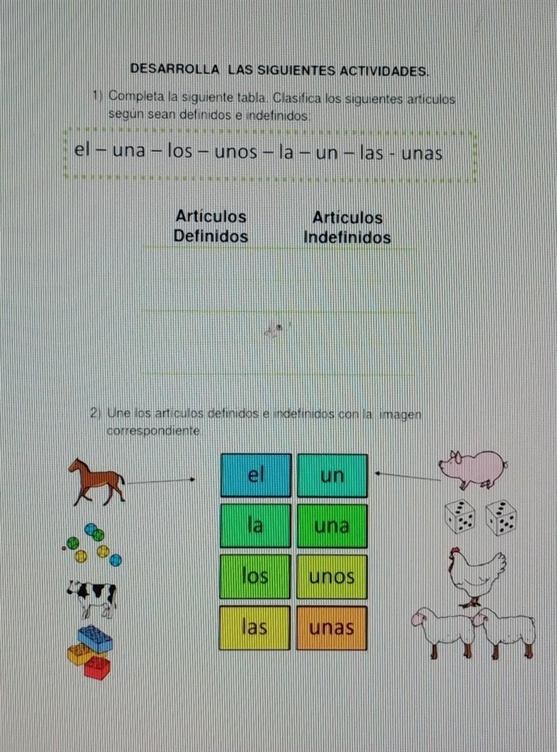 DESARROLLA LAS SIGUIENTES ACTIVIDADES Completa la siguiente tabla Clasifica los siguientes-example-1