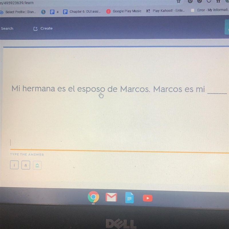 Maria es la hija de Juan. Soy la mama de Juan. Soy la___de Maria-example-1