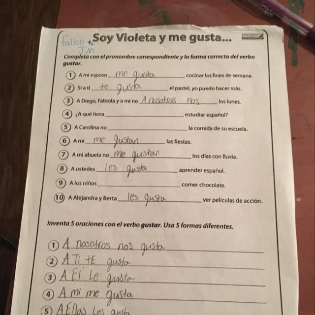 I need help with my Spanish-example-1