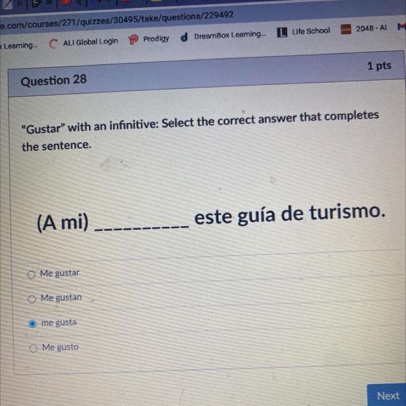 I barely know any Spanish-example-1