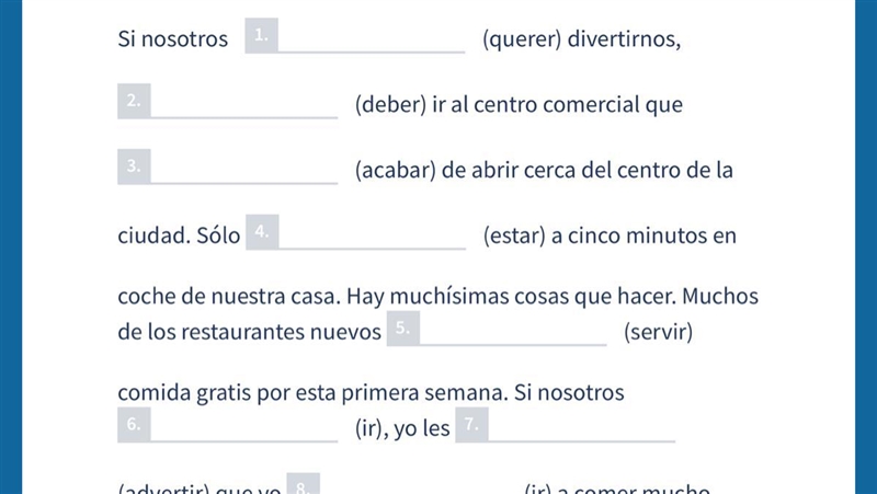 I need help with Spanish I’ve been struggling on the activities I’ve been given. Please-example-1