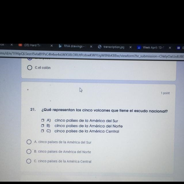 ¿Qué representan los cinco volcanes que tiene el escudo nacional?-example-1