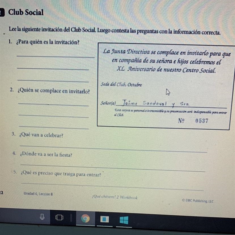 What is the answer to this please ? The answers to 1-5 ?-example-1