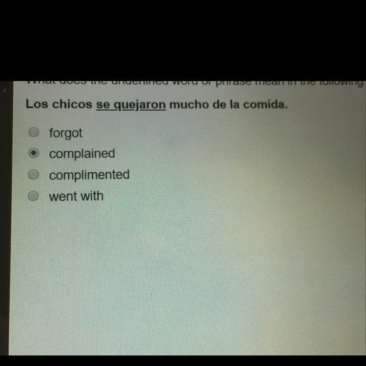 I think it’s complained but I’m not sure. Could someone help?-example-1