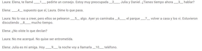 Please fill in the blank with either "por" or "para"-example-1