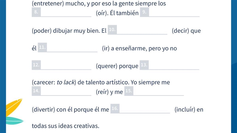 I need help with Spanish I’ve been struggling on the activities I’ve been given. Please-example-1