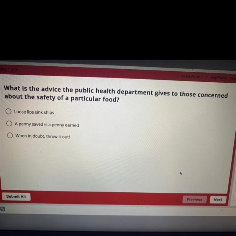 What is the advice the public health department gives to those concerned about the-example-1