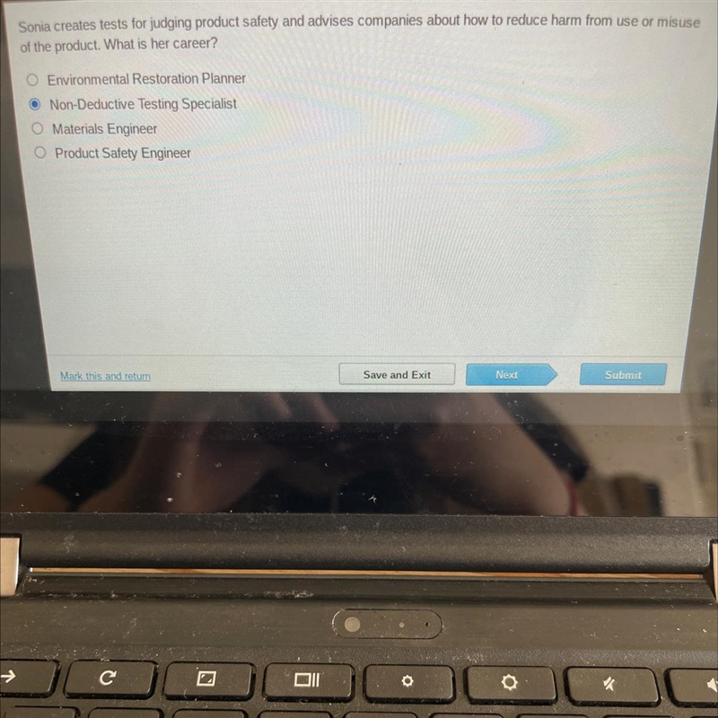 Sonia creates tests for judging product safety and advises companies about how to-example-1