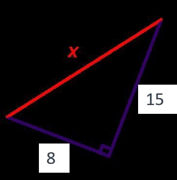 Find the value of x in the diagram given.-example-1