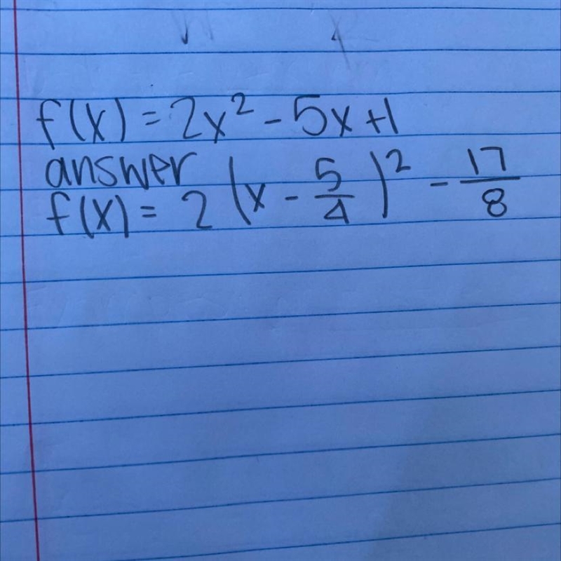 F(x)=2x^2-5x+1 help pleaseeeee!!-example-1