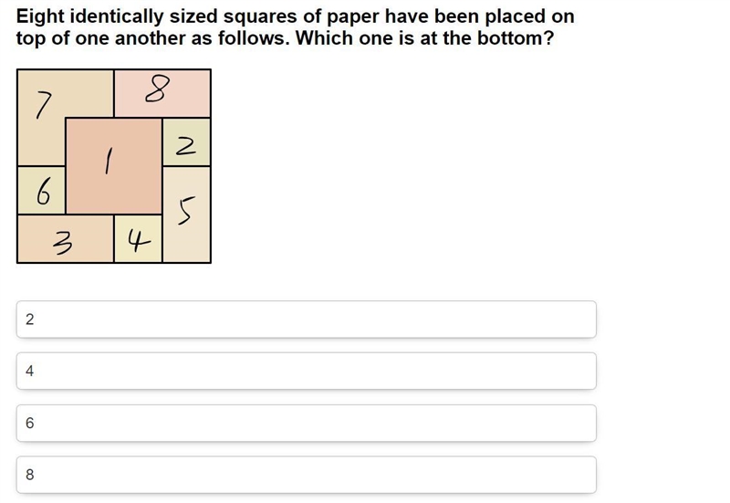 Soooo.... I just took an iq test ..... and like I screenshotted 2 of the questions-example-2