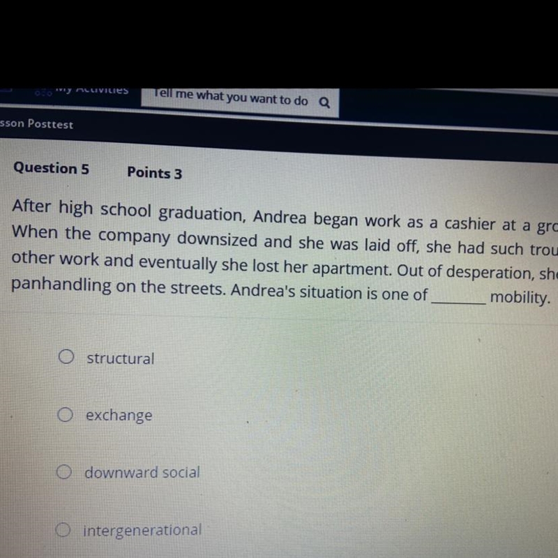 After high school graduation, Andrea began work as a cashier at a grocery store. When-example-1