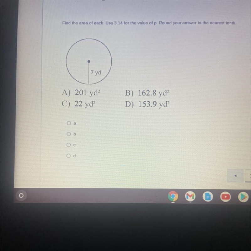 Find the area of each. Use 3.14 for the value of p. Round your answers to the nearest-example-1