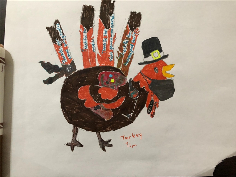 Thank you thanksgiving drawing-example-1