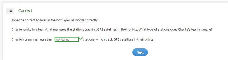 Charlie works in a team that manages the stations tracking GPS satellites in their-example-1