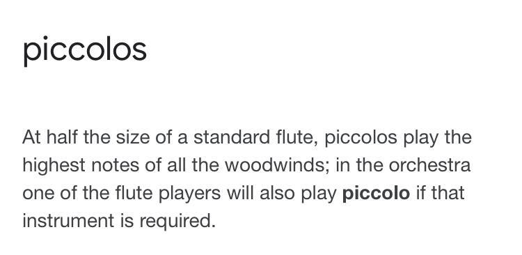 The highest sounding member of the woodwind family is the:-example-1