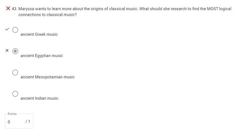 Maryssa wants to learn more about the origins of classical music. What should she-example-1