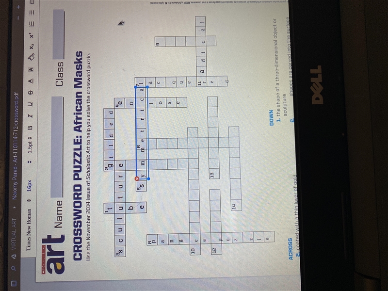 I literally cannot figure this crossword puzzle out someone please help if you can-example-1