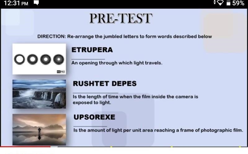 Re arrenge the jumbled letters to forms word described below PLSS help me po ​-example-1