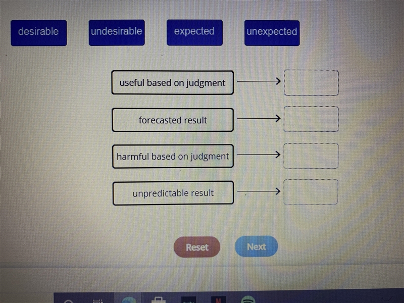 Drag these tiles to the correct boxes to complete the pairs Match the types of output-example-1