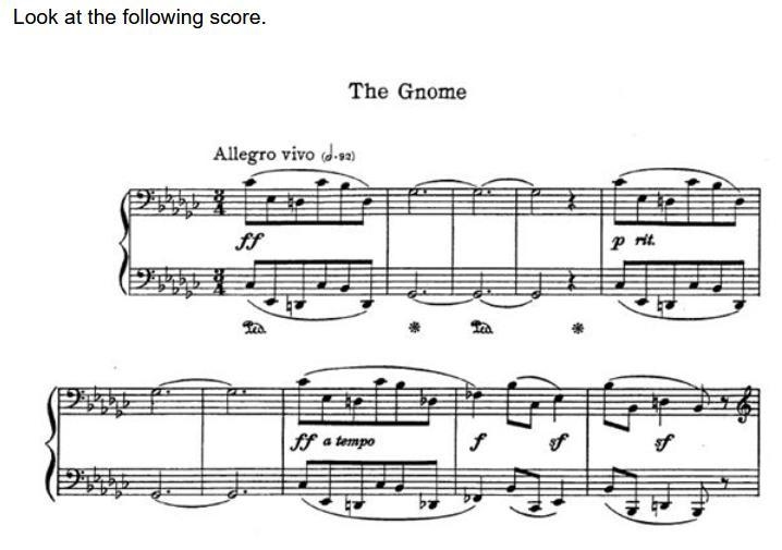 What is the most likely form for this piece? A. lied B. character piece C. symphonic-example-1