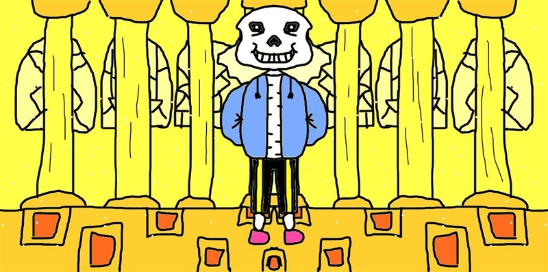 What do ya'll think? (Undertale fans only) (By the way, bad drawing ahead, careful-example-1