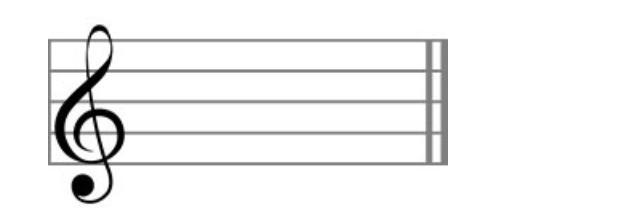This Clef is for higher pitched instruments such as the Flute, Oboe, Clarinet, Saxophone-example-1