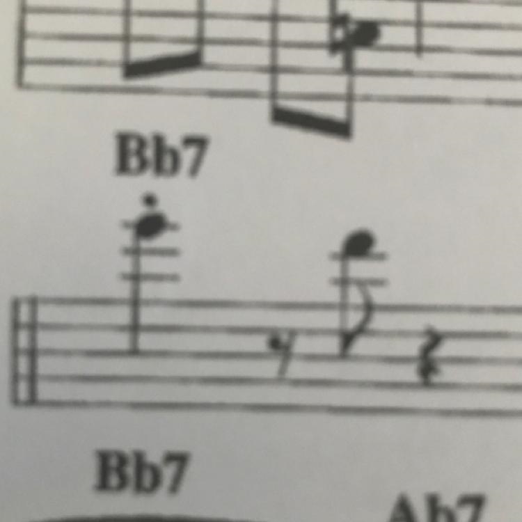 Would these 2 notes be a first position and second position on the Trombone?-example-1