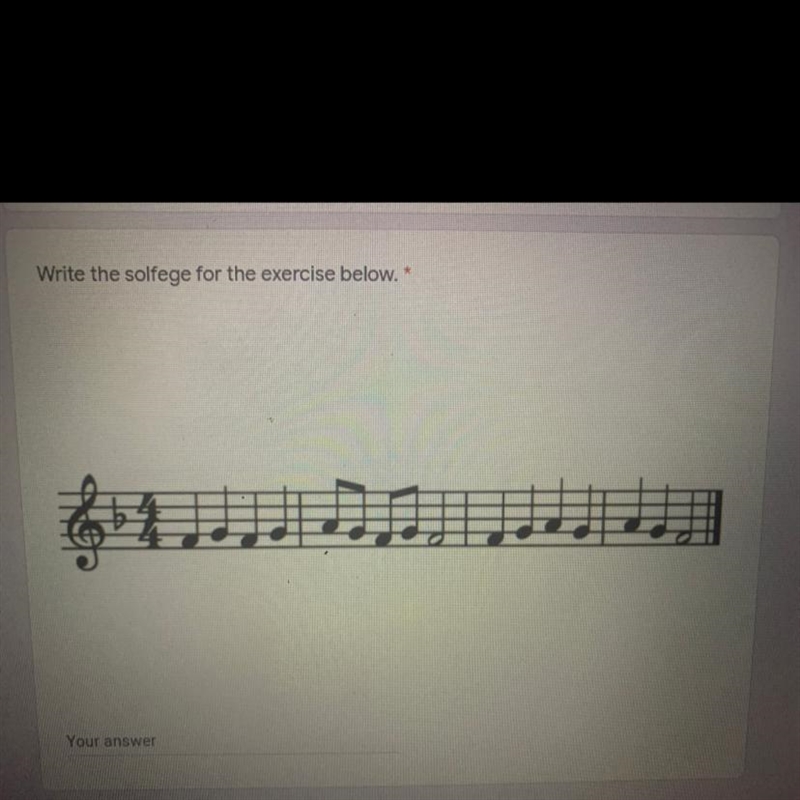 Write a solfege for the exercise below-example-1