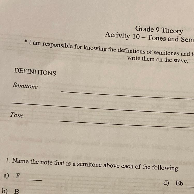 Can someone help me with semi tone and tone definitions plz-example-1