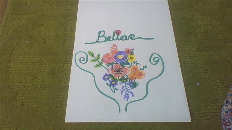 Which of my flower drawings is the best??? I need to know for my art class. Here they-example-3