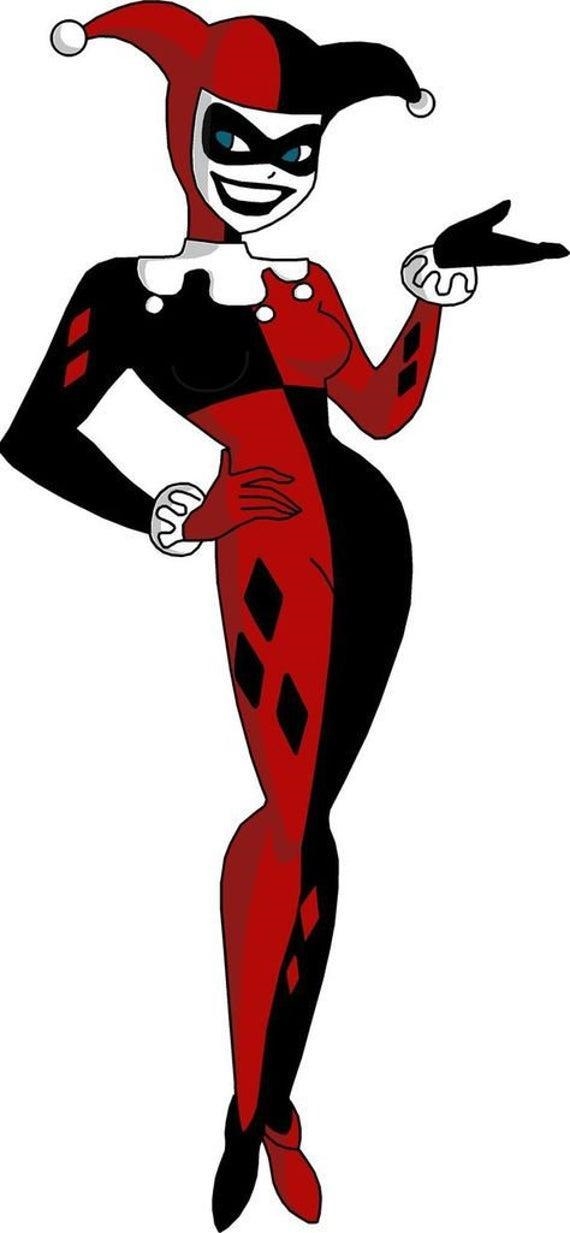 Can someone kindly give me some pictures of the classic harley quinn please? tysmm-example-1