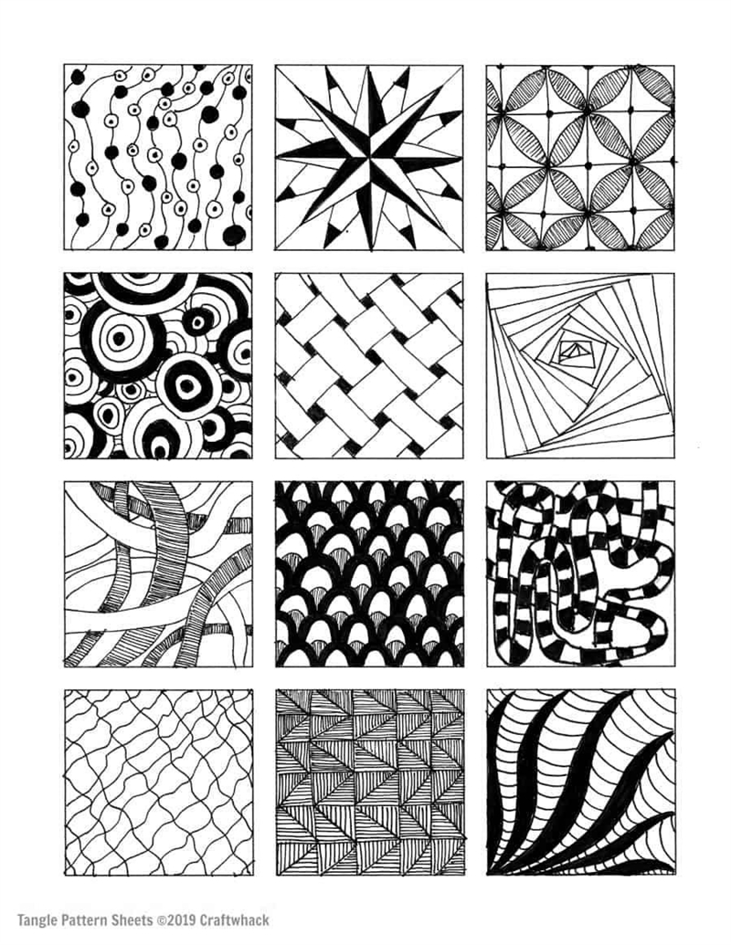 Has anyone drawn a zentangle of so any ideas-example-2