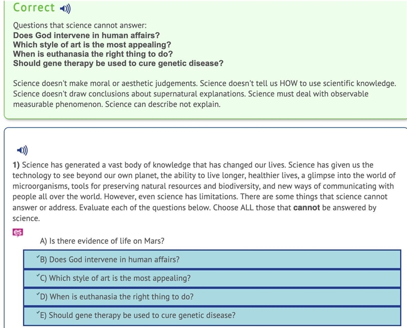 Science has generated a vast body of knowledge that has changed our lives. Science-example-1