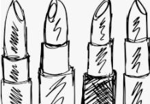 Sketch of eight lipsticks by wayne thiebaud just do a sketch of the image i attached-example-1