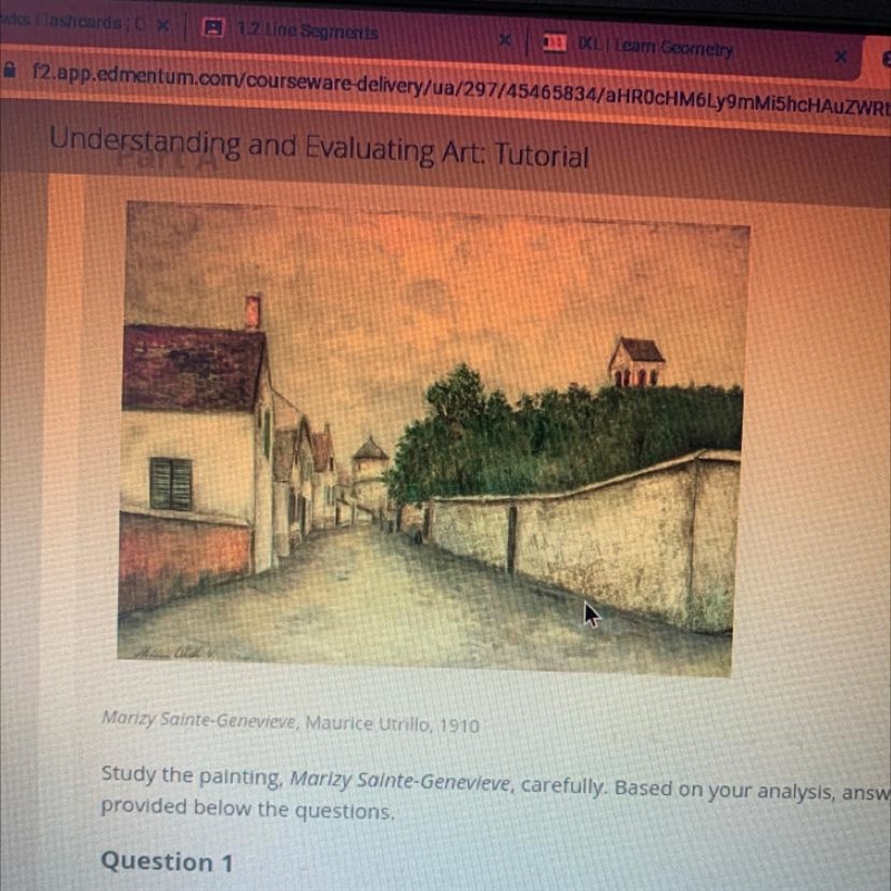 What is the vanishing point in the painting?-example-1