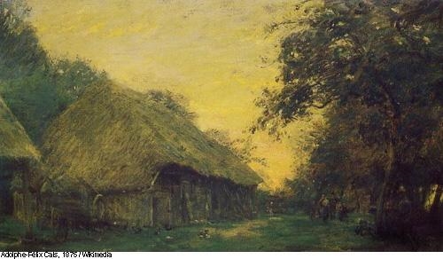 Examine this painting, then decide which trend it best exemplifies. impressionism-example-1