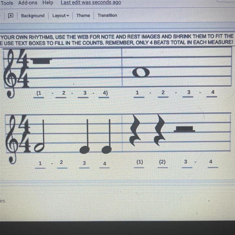 Please help if you know anything about write music and time signatures Can you tell-example-1