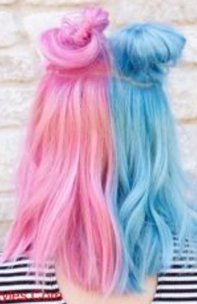 I wanna dye my hair this colors, what's the best hair dye for pastels and can you-example-1