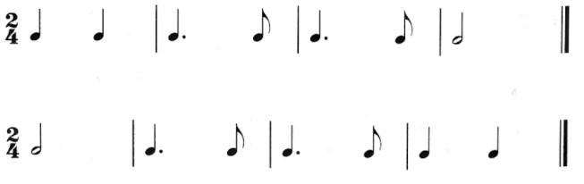 Write the rhythm for the following. (The Beat's/Number I think)-example-1