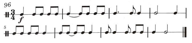 Write the rhythms for the following-example-1