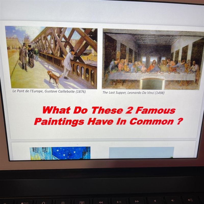 What do these 2 famous paintings have in common ?-example-1