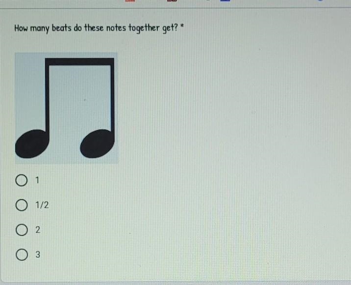 *Strings/ Music related* How many beats do these notes together get? *Photo included-example-1
