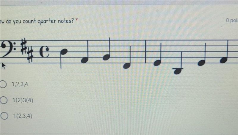 *Strings/ Music related* How do you count quarter notes? *Photo Included with question-example-1