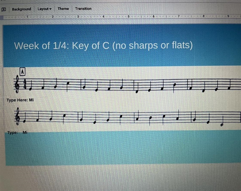 Can anyone help me with this? The instructions are to type in any missing solfege-example-1