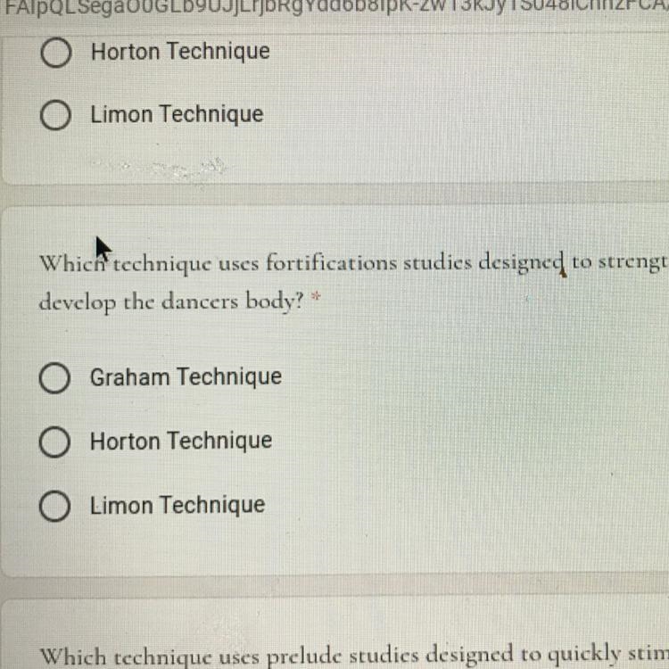 can someone please help me!! it’s for dance class the question says “which technique-example-1