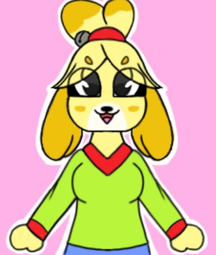 My drawing of Isabelle from animal crossing!-example-1