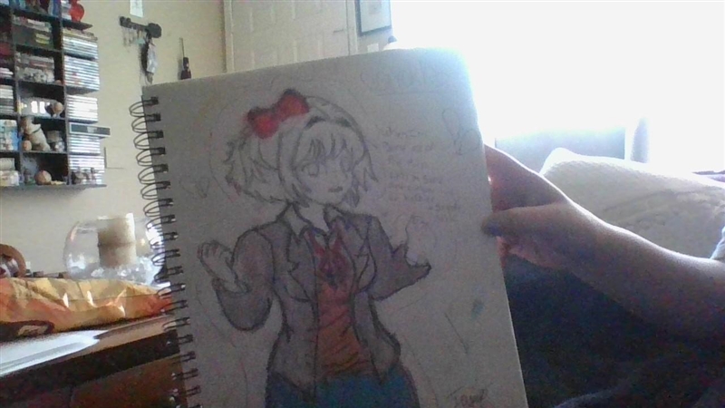 Sayori~ please give me critiques even if it isnt nice i want to improve!!-example-1