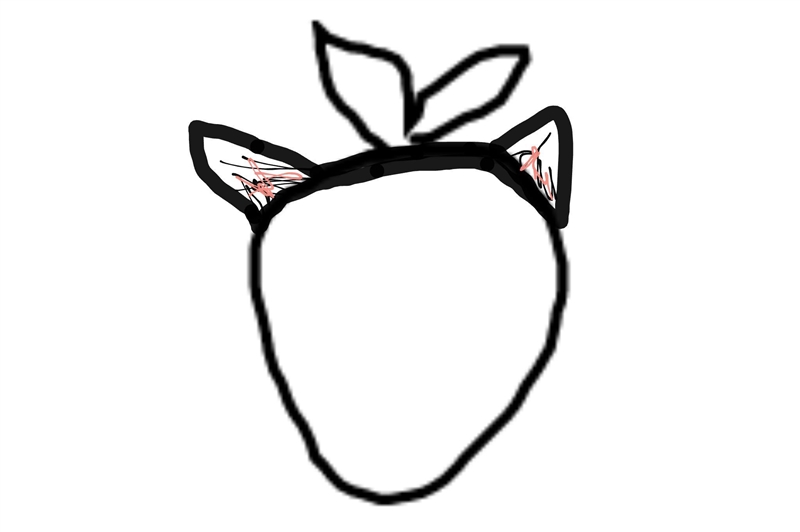 I drew a strawberry ooooooooooooo-example-1